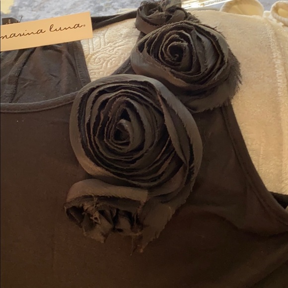 Black dressy tank top - Picture 3 of 4